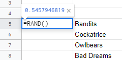 A Better Roll Table 3 Creating a Random Value